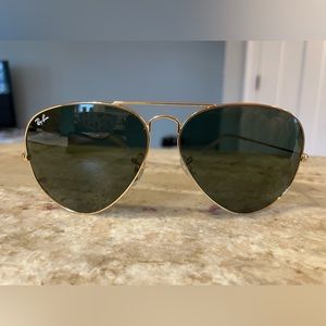 Vintage Aviator Large Metal Ray Ban’s